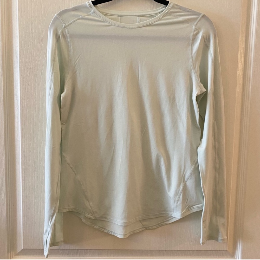 SWEATY BETTY London Fitted Long Sleeve in Mint - XXS